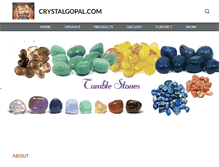 Tablet Screenshot of crystalgopal.com